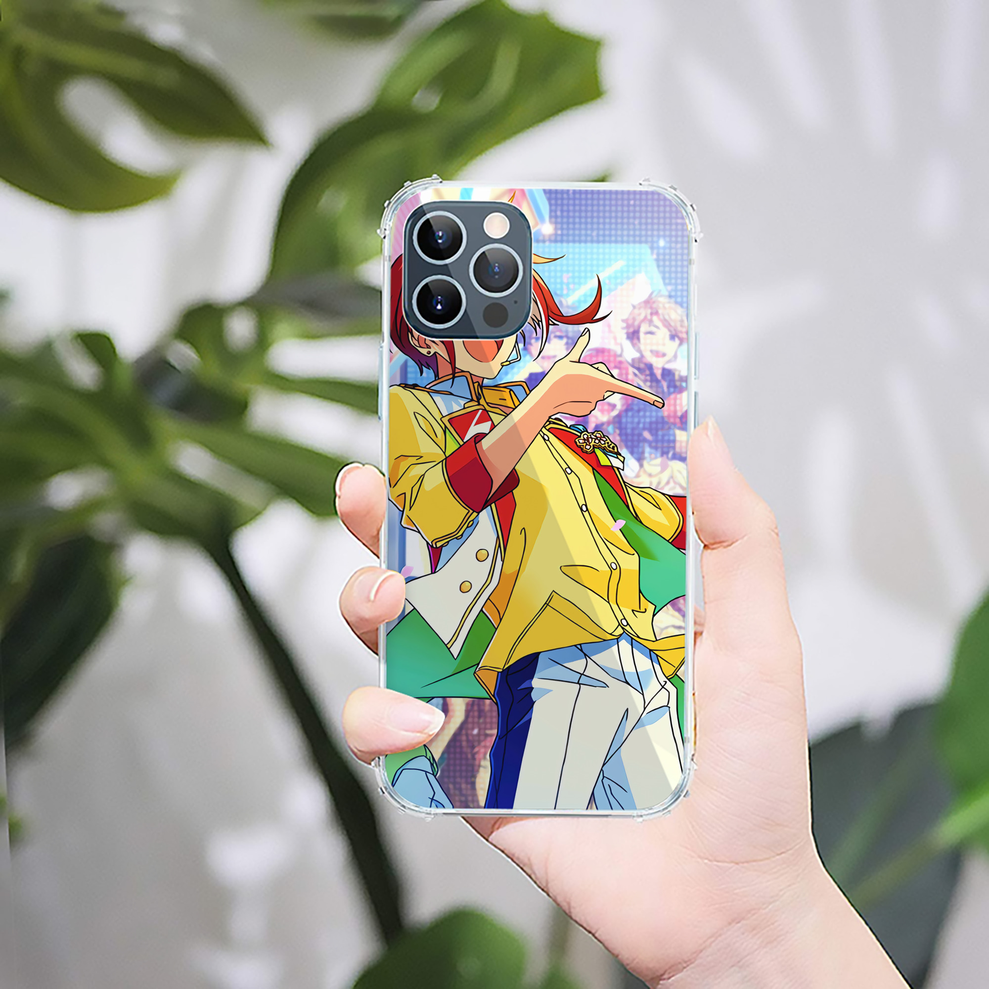 （画像用） あんさんぶるスターズ! Ensemble Stars 【iPhone 12シリーズ対応】透明スマホケース（クリアソフトケース）